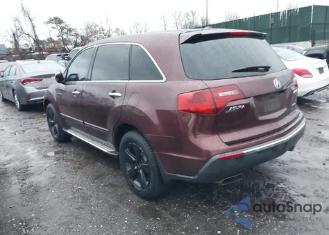 2012 Acura Mdx Technology Package z USA, uszkodzony, nr VIN 2HNYD2H33CH522956